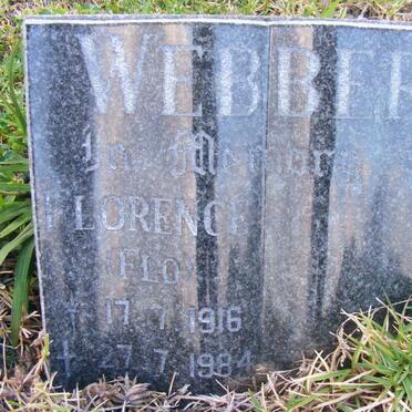 WEBBER Florence 1916-1984