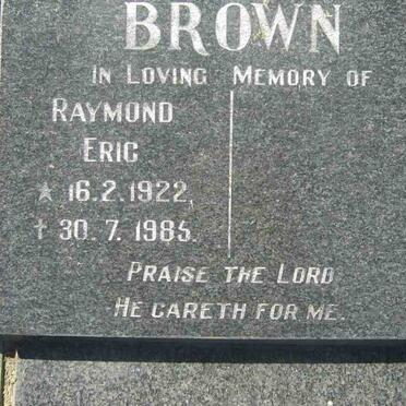 BROWN Raymond Eric 1922-1985