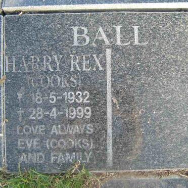 BALL Harry Rex  1932-1999