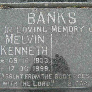 BANKS Melvin Kenneth 1933-1999