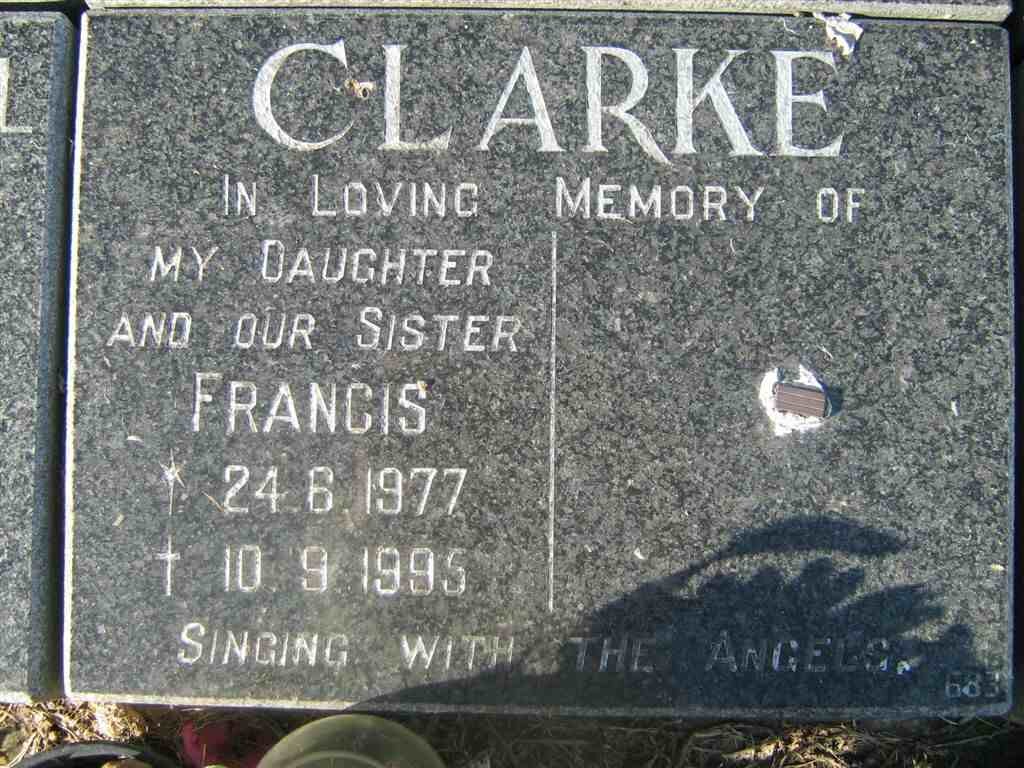 CLARKE Francis 1977-1995
