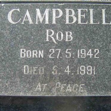 CAMPBELL Rob 1942-1991