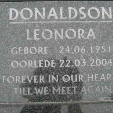 DONALDSON Leonora 1951-2004