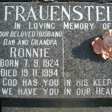 FRAUENSTEIN Ronnie 1924-1994