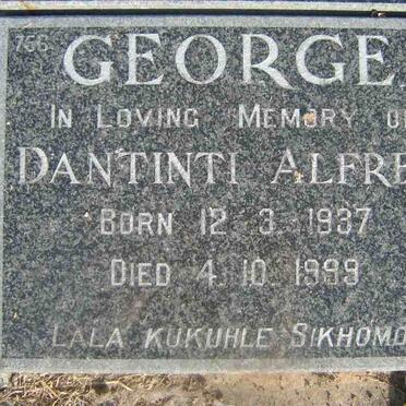 GEORGE Dantinti Alfred 1937-1999