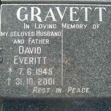 GRAVETT David Everitt 1945-2001