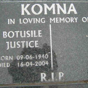 KOMNA Botusile Justice 1940-2004