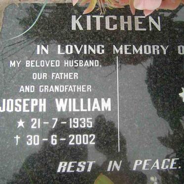 KITCHEN Joseph William 1935-2002