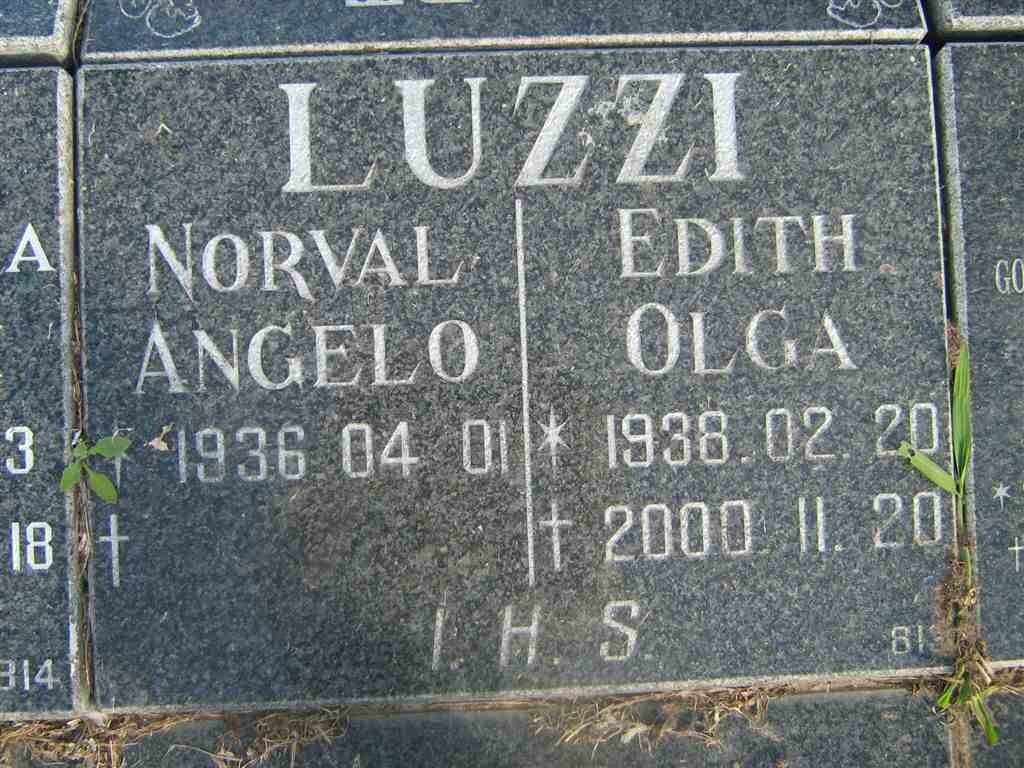 LUZZI Edith Olga 1938-2000