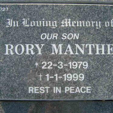MANTHE Rory 1979-1999