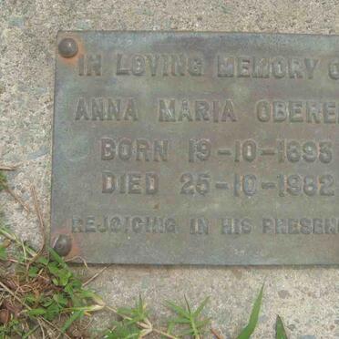 OBEREM Anna Maria 1893-1982