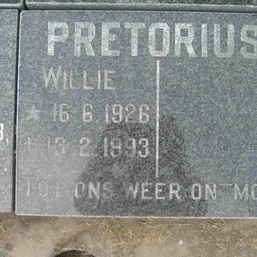 PRETORIUS Willie 1926-1993