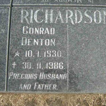 RICHARDSON Conrad Denton 1930-1986