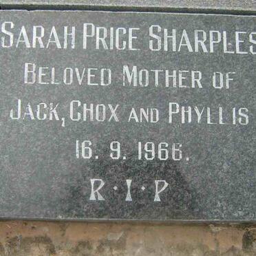 SHARPLES Sarah Price -1966