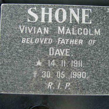 SHONE Vivian Malcolm 1911-1990