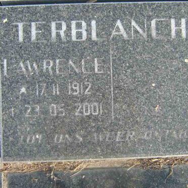 TERBLANCHE Lawrence 1912-2001