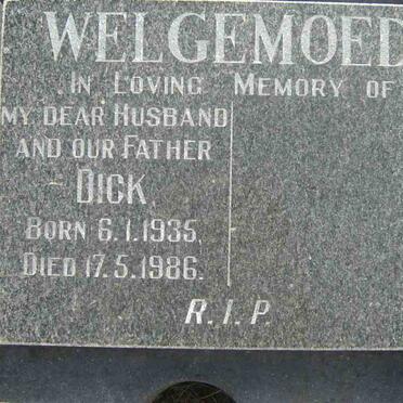 WELGEMOED Dick 1935-1986