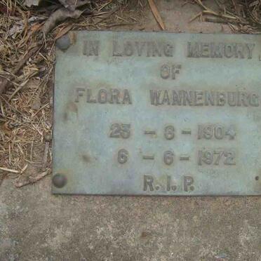 WANNENBURG Flora 1904-1972