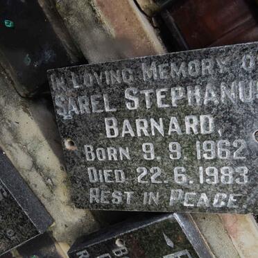 BARNARD Sarel Stephanus 1962-1983