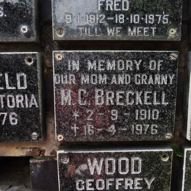 BRECKELL M.C. 1910-1976