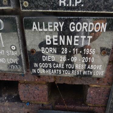 BENNETT Allery Gordon 1956-2010