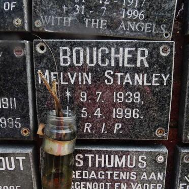 BOUCHER Melvin Stanley 1939-1996