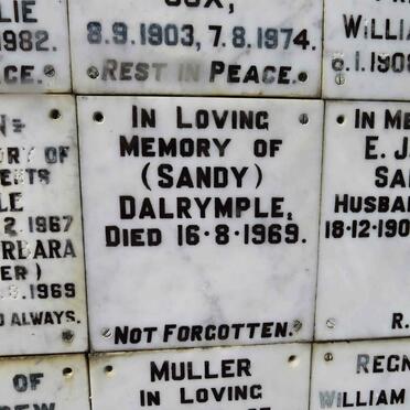 DALRYMPLE Sandy -1969