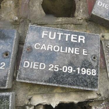 FUTTER Caroline E. -1968