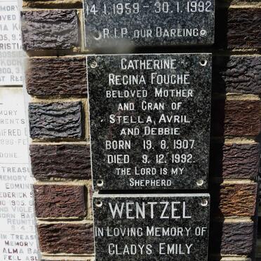 FOUCHE Catherine Regina 1907-1992