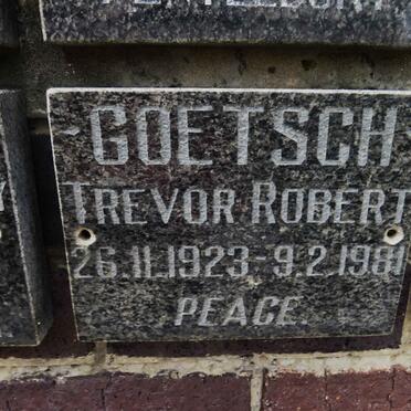 GOETSCH Trevor Robert 1923-1981