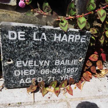 HARPE Evelyn Bailie, de la -1967