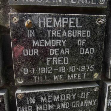 HEMPEL Fred 1912-1975