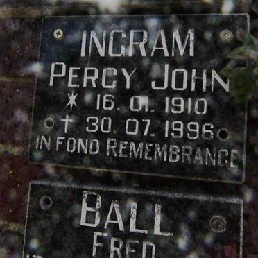 INGRAM Percy John 1910-1996