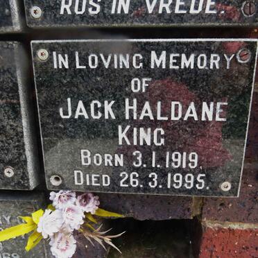 KING Jack Haldane 1919-1995