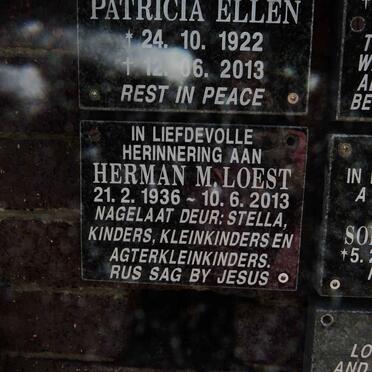 LOEST Herman M. 1936-2013