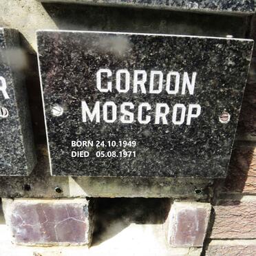 MOSCROP Gordon 1949-1971