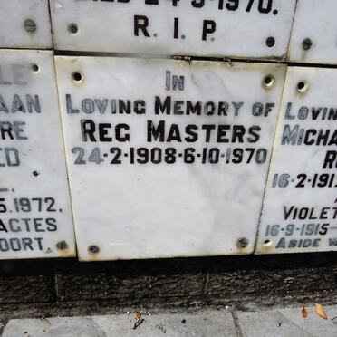 MASTERS Reg 1908-1970