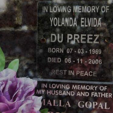 PREEZ Yolanda Elvida, du 1969-2006