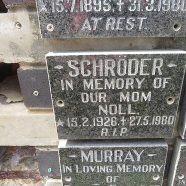 SCHRODER Noll 1926-1980