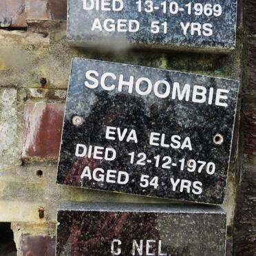 SCHOOMBIE Eva Elsa -1970