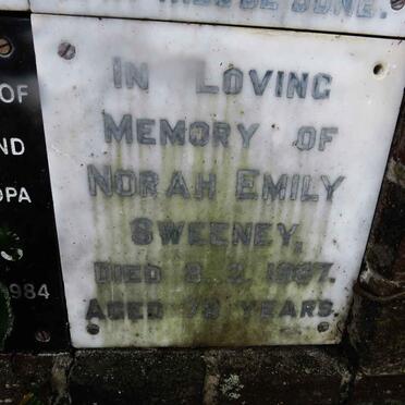 SWEENEY Norah Emily -1967