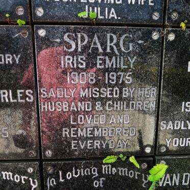 SPARG Iris Emily 1908-1975