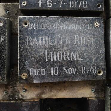 THORNE Kathleen Rose -1978