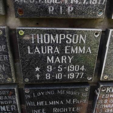 THOMPSON Laura Emma Mary 1904-1977