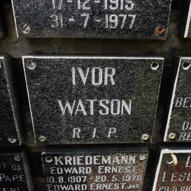 WATSON Ivor