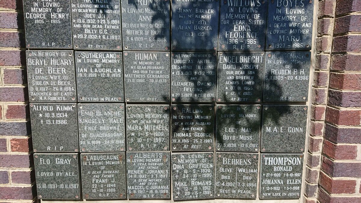 30. Memorial Wall