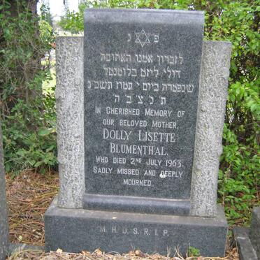 BLUMENTHAL Dolly Lisette -1963