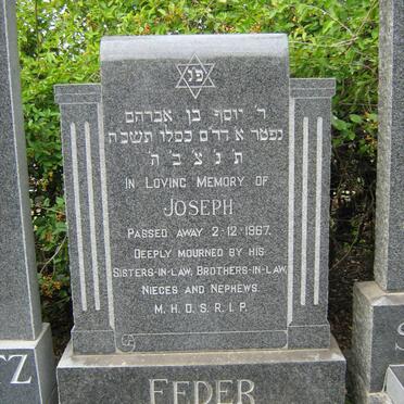 FEDER Joseph -1967
