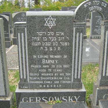 GERSOWSKY Barney -1993