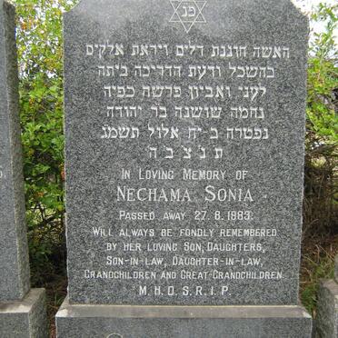 GOLDBERG Nechama Sonia -1983